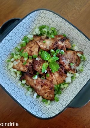 বাসা ফিস ইন লেমন গার্লিক সস (basa fish in lemon garlic sauce recipe in Bengali) রেসিপির প্রধান ছবি