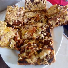 A picture of Home made pizza.