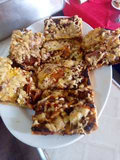 A picture of Home made pizza.