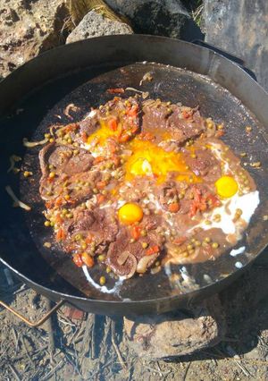 Una foto de Bifes patagonicos!
