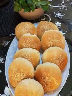 صورة لوصفة خبز الهمبرغر