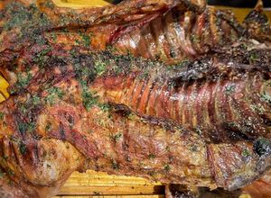 Una foto de Cochinillo a la parrilla
