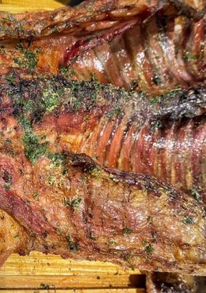 Una foto de Cochinillo a la parrilla