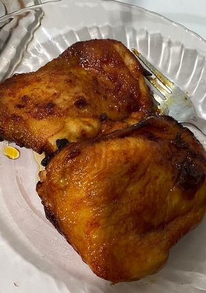 รูปของ ไก่ย่างสไปซี่ หม้ออบลมร้อน