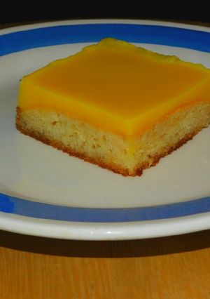 Une photo de Dessert au flan arome vanille