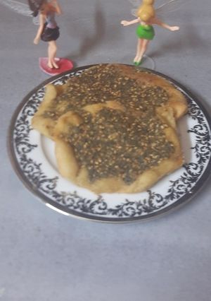 صورة لوصفة مناقيش زعتر