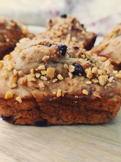 A picture of Mini Banana Bread Without Sugar.