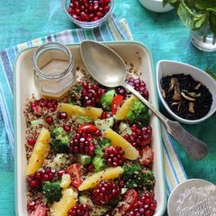 A picture of Lemon Tea Infused Quinoa Salad.