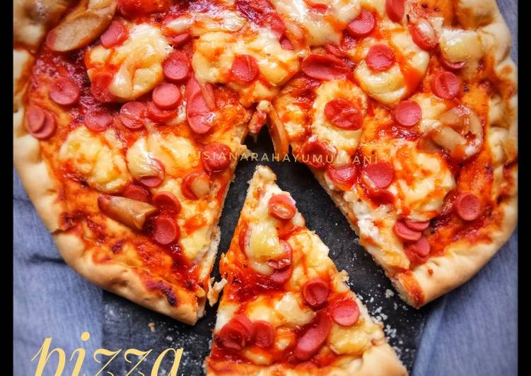 Langkah Mudah untuk Membuat Pizza sosis ekonomis yang Sempurna