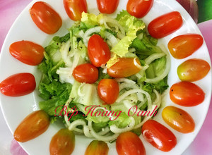 Hình của món Salad Trộn Chay.