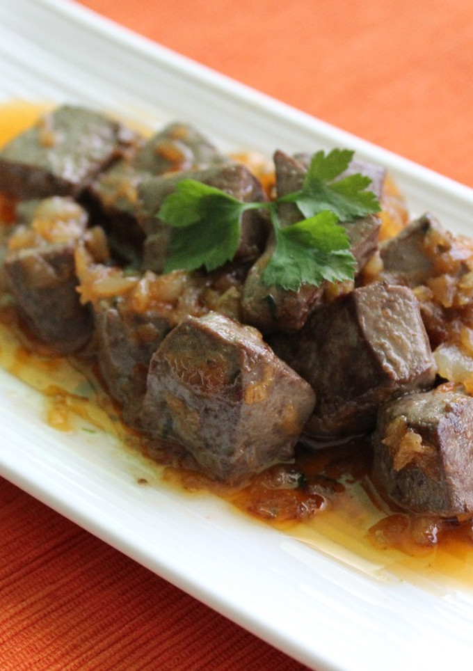 Una foto de Hígado encebollado al estilo de mi madre