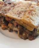 Pastelón o lasagna de plátanos maduros estilo Puerto Rico