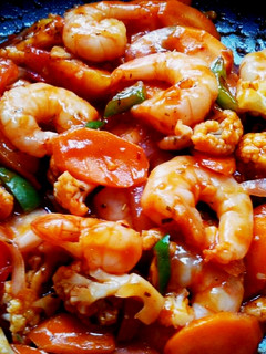 Foto resep Udang asam manis