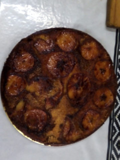 Una foto de Tarta invertida de manzana