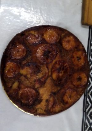 Una foto de Tarta invertida de manzana