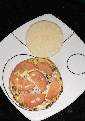 Una foto de Tortilla de Huevo al puerro
