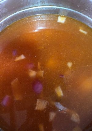 Una foto de Sopa a la minuta