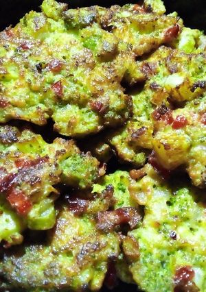 Una foto de Torrejas de brócoli