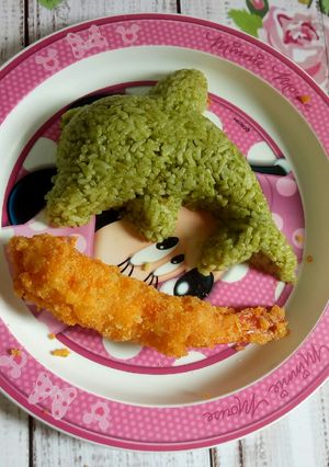 Foto resep Nasi Bayam