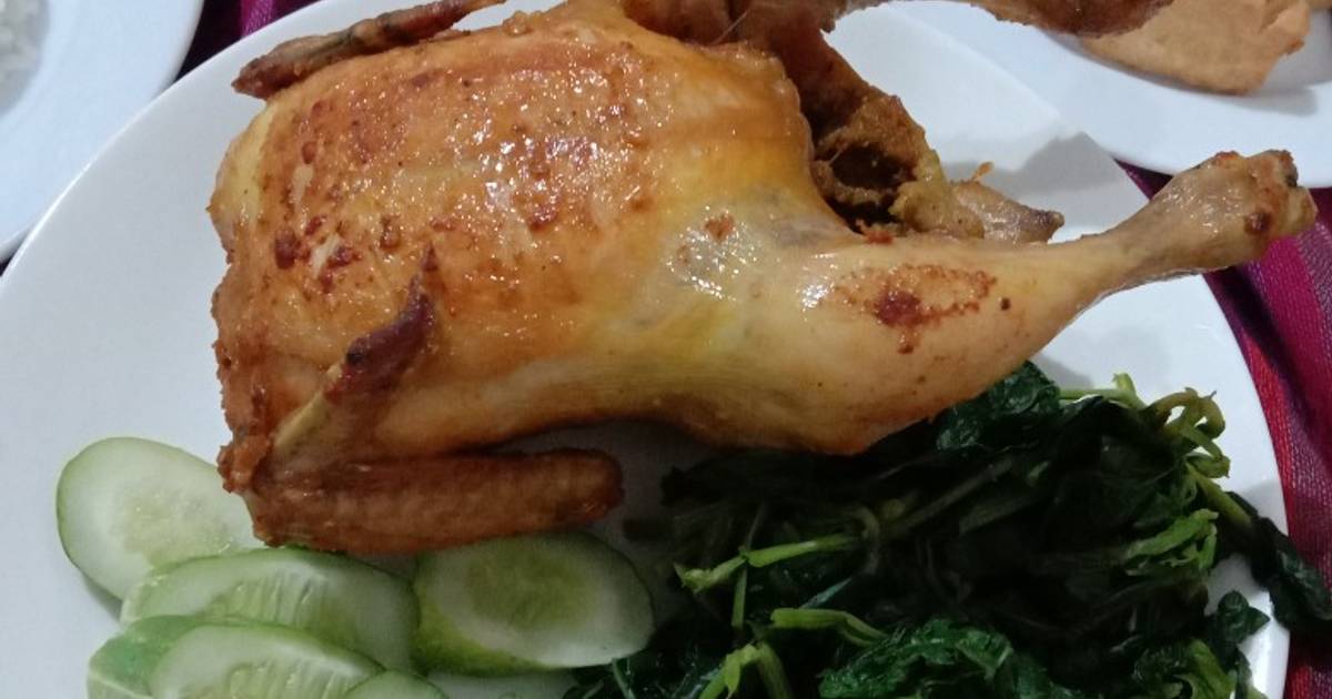 509 resep  ayam  goreng utuh  enak dan sederhana ala rumahan 