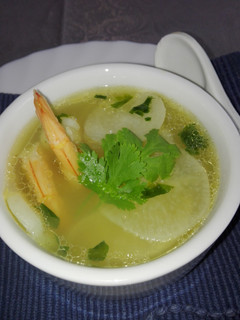 Una foto de Sopa sabor asiático