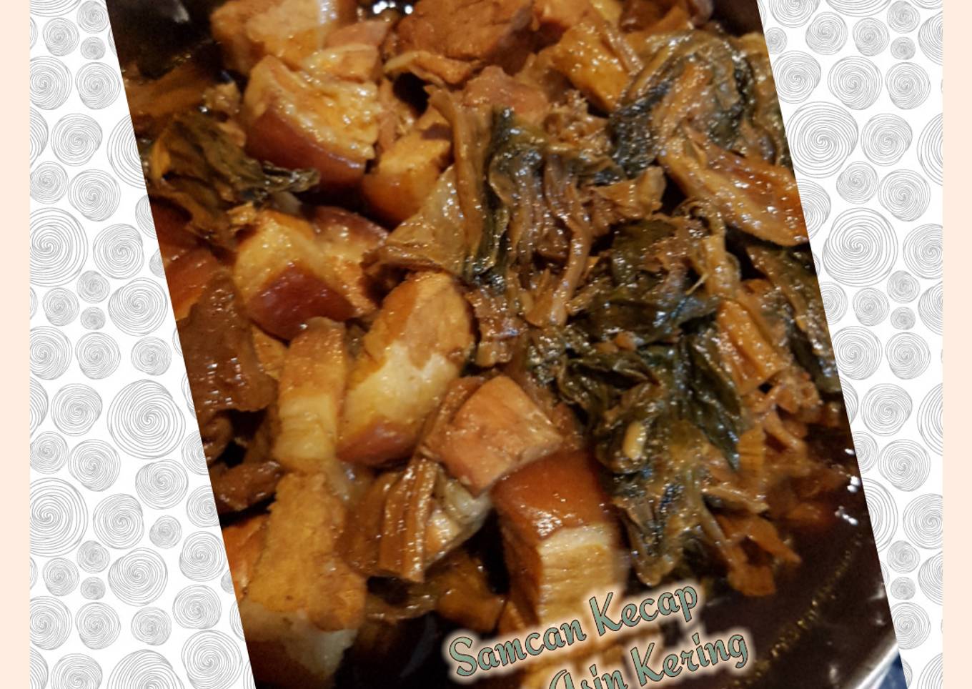 Samcan Kecap Sayur Asin Kering