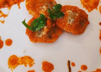 The New Way Making Recipe Sundried tomato  Pesto Ravioli Delicious