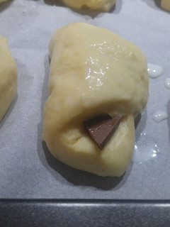 Una foto de Cruasanes rellenos