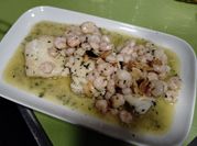 Una foto de lomitos de bacalao