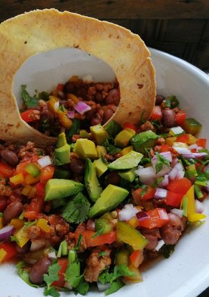 Una foto de Ensalada Chilli beans