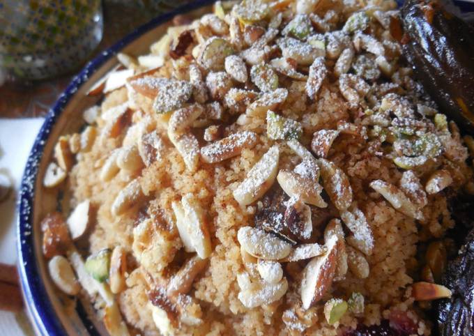 Couscous sucré aux raisins secs