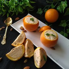 A picture of "Orange Kulfi Wedges".