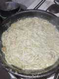 Fideos con salsa fake