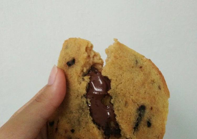 Bagaimana Menyiapkan Choco lava soft cookies yang Lezat