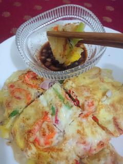 Foto resep Seafood & Green Onion Pancake - aka Pajeon