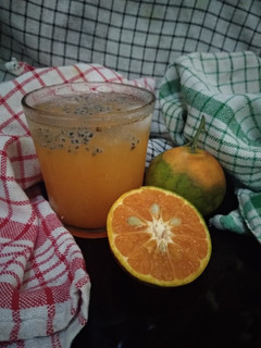 Foto resep Es Jeruk Selasih