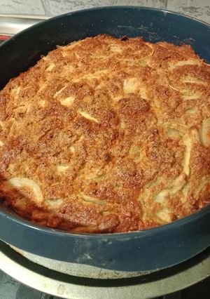 Una foto de Torta de cebolla con harina integral de espelta 😋
