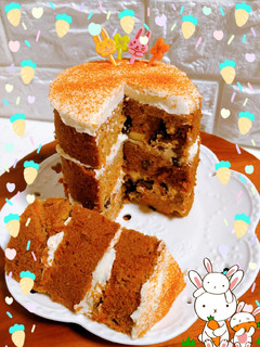 🇰🇷🥕紅蘿蔔蛋糕（당근 케이크/Carrot Cake） 的食譜成品照片