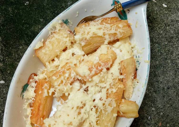 Singkong goreng keju moza KW