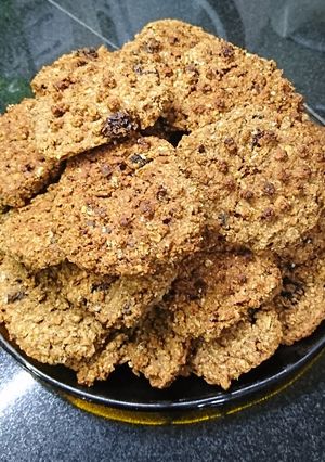 Una foto de Galletas de avena con pera y banana