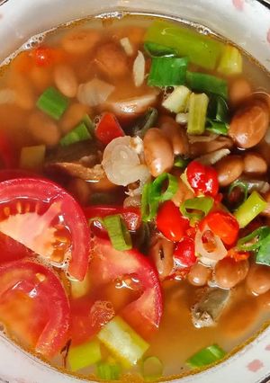 Foto resep Sayur Asam Kacang Merah Nan Pedas