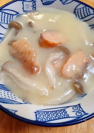 奶油鮭魚濃湯 的食譜成品照片
