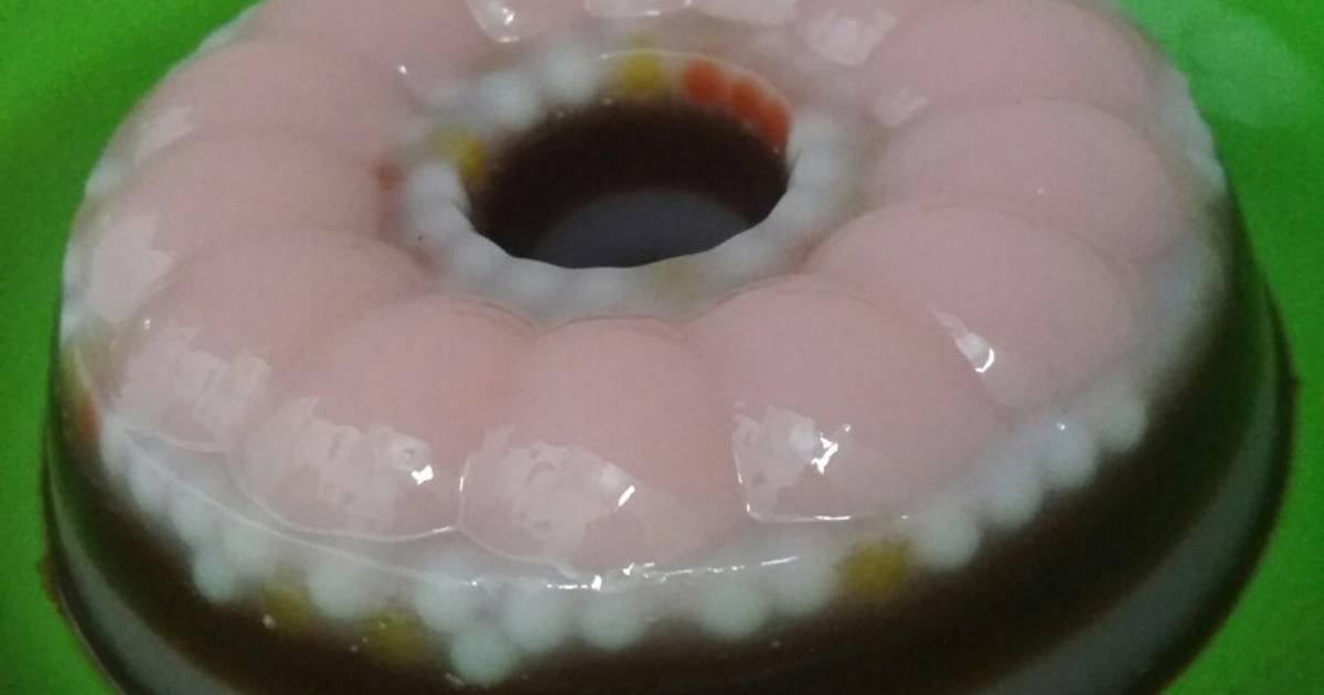 Resep Puding jelly lapis oleh Cooking_Mirror Cookpad