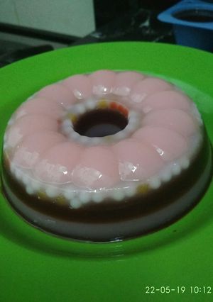 Foto resep Puding jelly lapis