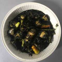 A picture of Cumi hitam cabe rawit.