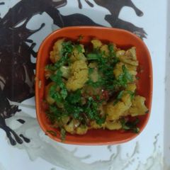 Aalu Gobhi vegetable A picture of Aalu Gobhi vegetable.
