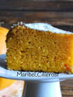 Una foto de Bizcocho de calabaza al microondas
