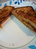 Sliced Meatballs on Toast
