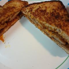 A picture of Sliced Meatballs on Toast.