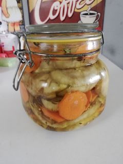Una foto de Escabeche de berenjena